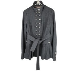 Free people military academia jacket size 10